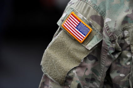 Soldiers of the U.S. 2nd Cavalry Regiment prepare their gear for deployment to Romania, in Vilseck