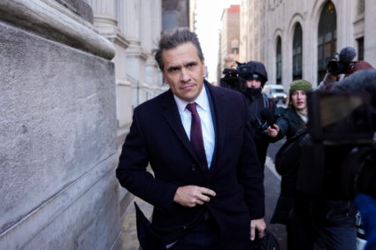 Todd Blanche, attorney for President-elect Donald Trump leaves court