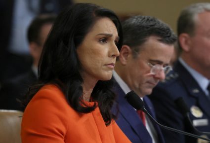 House Intelligence Committee hearing about worldwide threats, on Capitol Hill in Washington