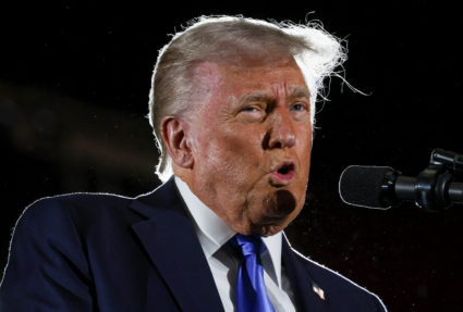 U.S. President Trump delivers commencement address at University of Alabama in Tuscaloosa