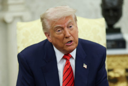 U.S. President Donald Trump meets Canadian Prime Minister Mark Carney in Washington