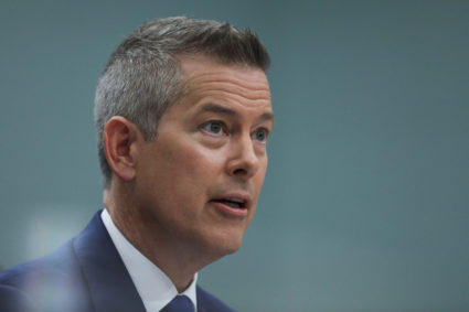 U.S. Transportation Secretary Sean Duffy testifies before a House Appropriations Transportation, Housing and Urban Develop...