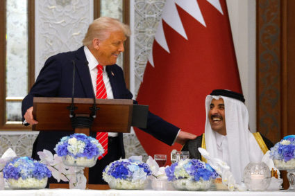 U.S. President Donald Trump visits Qatar