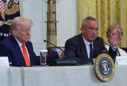 U.S. President Trump attends a MAHA Commission event, at the White House