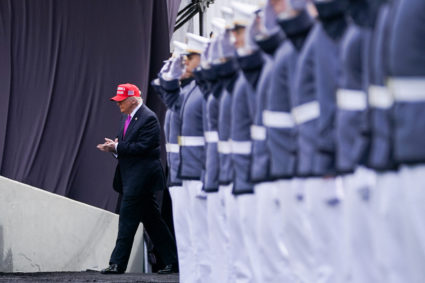 U.S. President Donald Trump attends commencement ceremony at West Point Military Academy