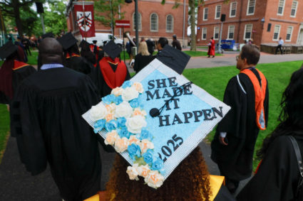 Commencement ceremonies at Harvard University in Cambridge