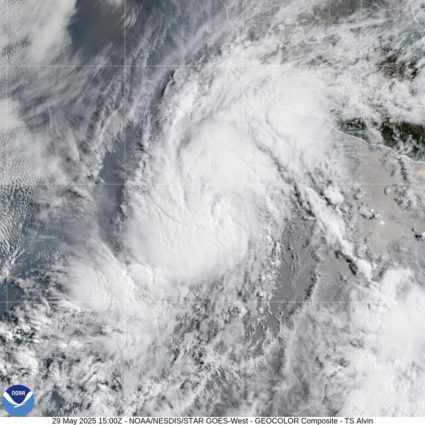 Tropical Storm Alvin forms in Pacific off coast of Mexico