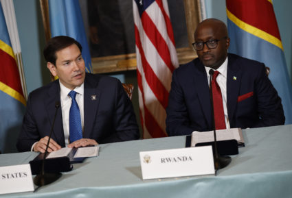 Secretary Of State Rubio Hosts Signing Ceremony With Rwandan And DRC Foreign Ministers