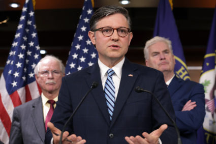 Speaker Johnson Speaks To The Media On Capitol Hill