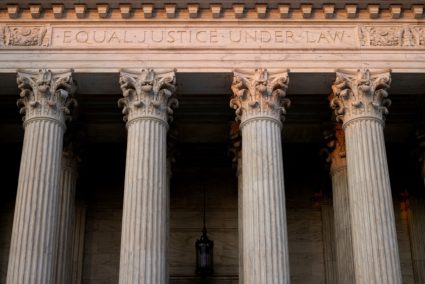 FILE PHOTO: A view of the U.S. Supreme Court in Washington