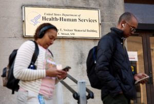 FILE PHOTO: Trump administration begins to cut 10,000 jobs at HHS, in Washington