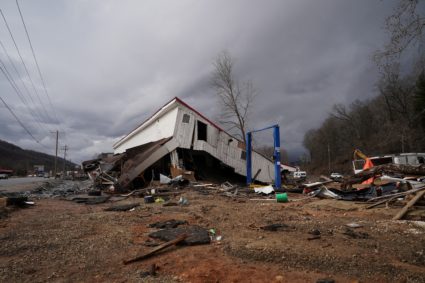FILE PHOTO: Hurricane Helene in North Carolina