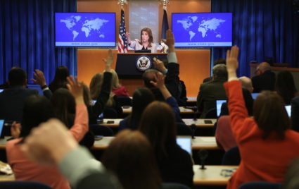 Press briefing by Tammy Bruce at the State Department in Washington