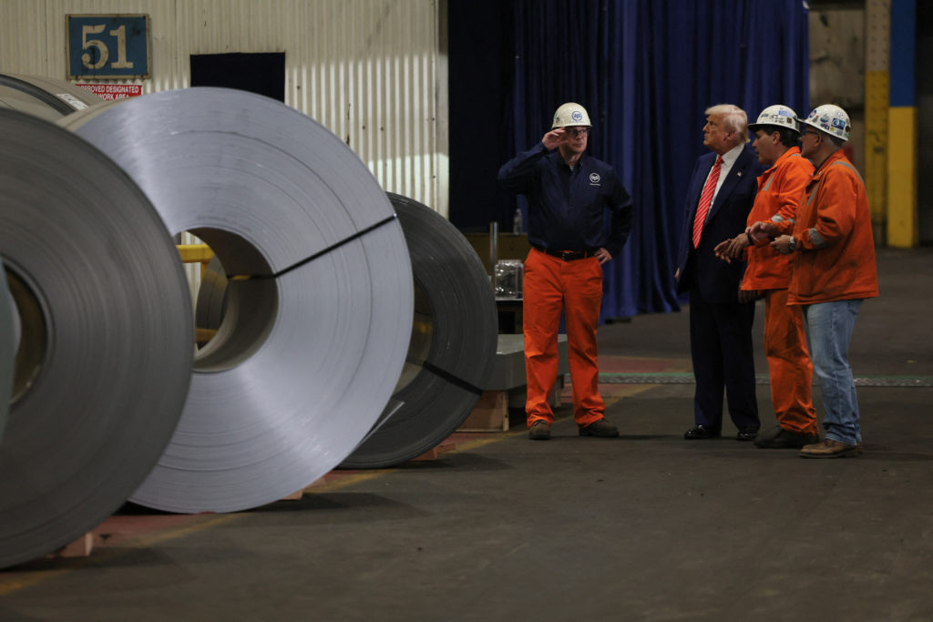 U.S. President Trump visits Pennsylvania