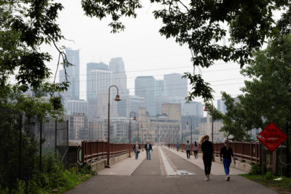 Haze from Canadian wildfire smoke causes poor air quality in Minneapolis
