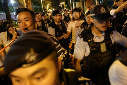 36th anniversary of crackdown on pro-democracy demonstrators at Beijing's Tiananmen Square in Hong Kong