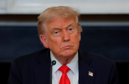 U.S. President Trump participates in a roundtable discussion with the Fraternal Order of Police at the White House