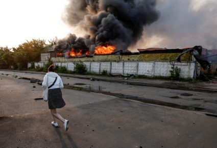 Russia launches another large-scale drone and missile attack on Ukraine, killing 3 and wounding 13