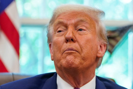 U.S. President Trump at the White House in Washington