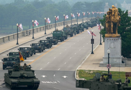 Military parade to commemorate the U.S. Army's 250th Birthday in Washington