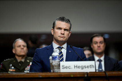 Pentagon leaders appear before Senate Armed Services Committee