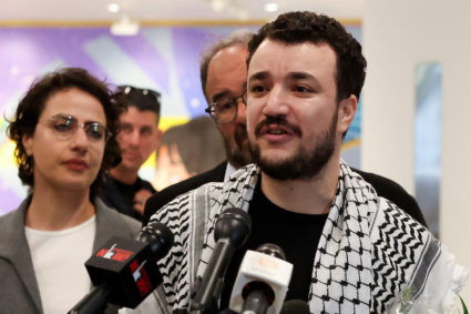 Pro-Palestinian activist Khalil walks free after US judge orders release