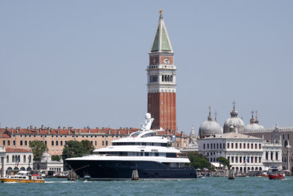 Venice protesters say Bezos&rsquo; star-studded wedding highlights growing inequality