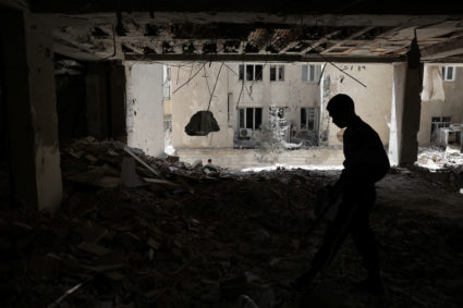 Aftermath of Israeli strike last week, after the ceasefire between Israel and Iran, in Tehran