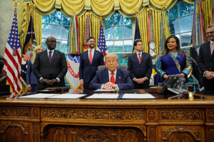 U.S. President Trump hosts Rwanda and DR Congo foreign ministers at the White House