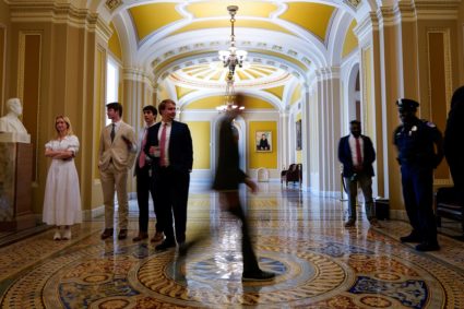 Republican lawmakers struggle to pass U.S. President Donald Trump’s sweeping spending and tax bill, in Washington