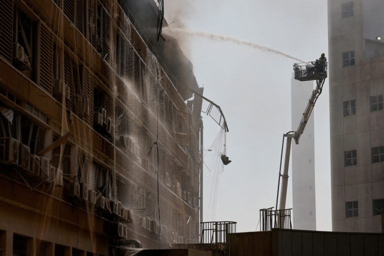 Aftermath of a missile strike from Iran on Israel, at Soroka Medical Center, in Beersheba