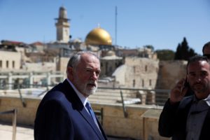 U.S. Ambassador to Israel Mike Huckabee visits the Western Wall in Jerusalem