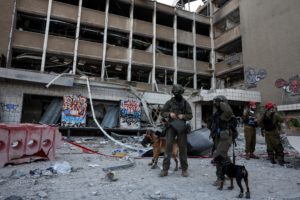 Aftermath of Iran's missile strike on Israel