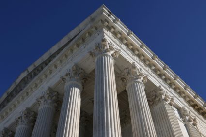 View of the U.S. Supreme Court building the day after Election Day in Washington