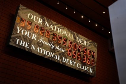 National Debt Clock in New York City