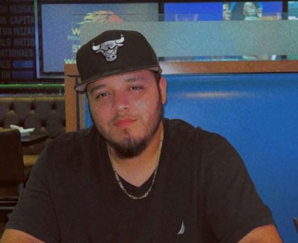 A picture shows Kilmar Abrego Garcia, a Salvadoran migrant who lived in the U.S. legally with a work permit and was errone...