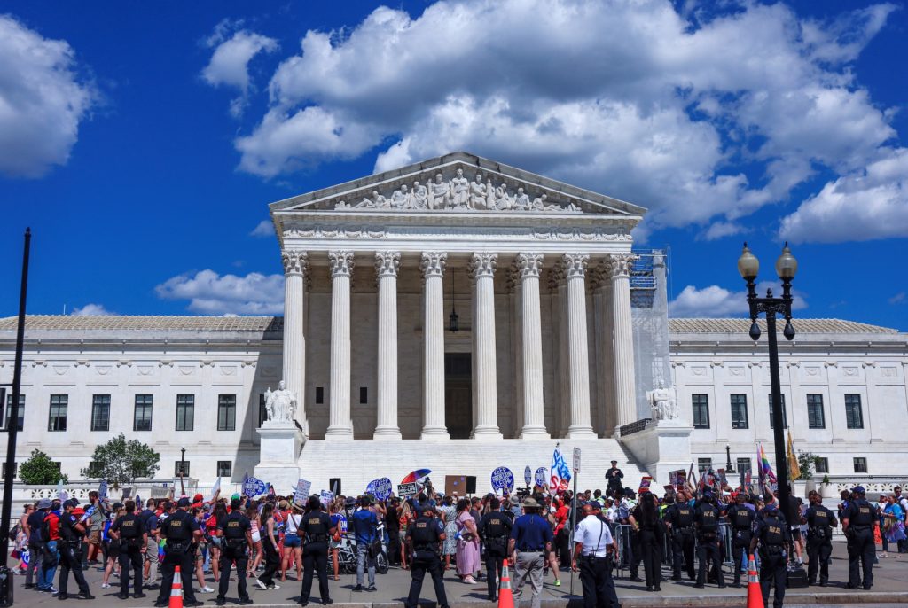The second anniversary of the U.S. Supreme Court overturning Roe v. Wade, in Washington