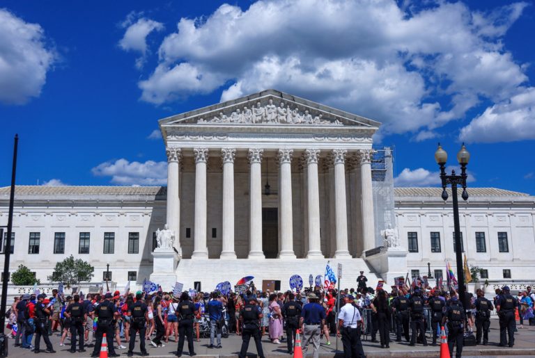 The second anniversary of the U.S. Supreme Court overturning Roe v. Wade, in Washington