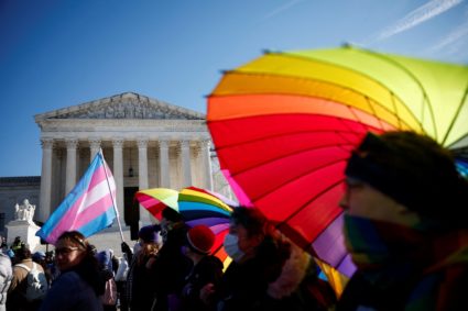 U.S. Supreme Court hears appeal on ban of transgender care for minors, in Washington