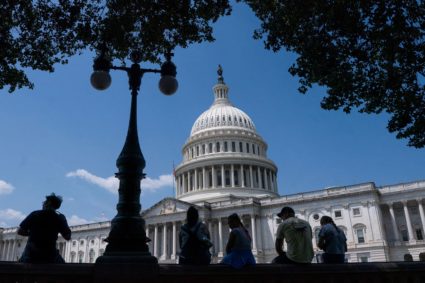 FILE PHOTO: US Senate Republicans race to resolve tax, health issues in Trump's tax bill