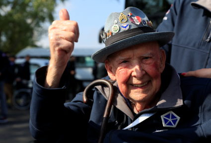 Veterans gather for the 79th anniversary of D-Day in Normandy