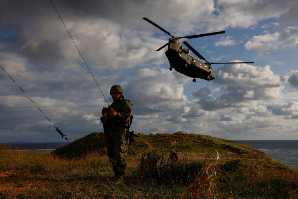 The Wider Image: The female marines Japan is training for war