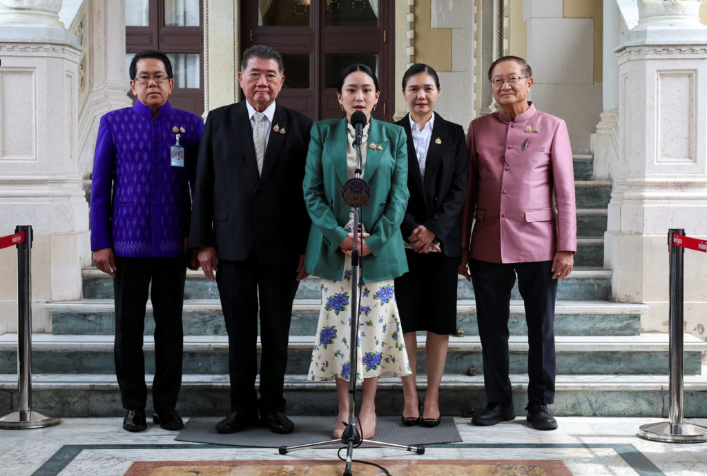 Thai court suspends PM from duty pending case seeking her dismissal