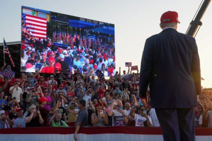 U.S. President Trump visits Des Moines, Iowa