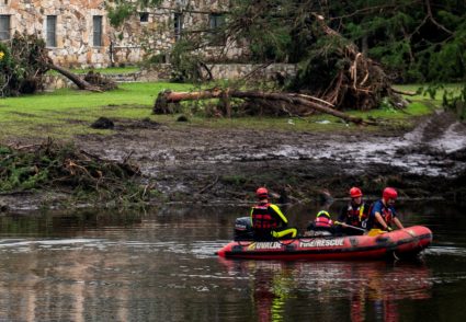 Aftermath of deadly flooding in Kerr County, Texas
