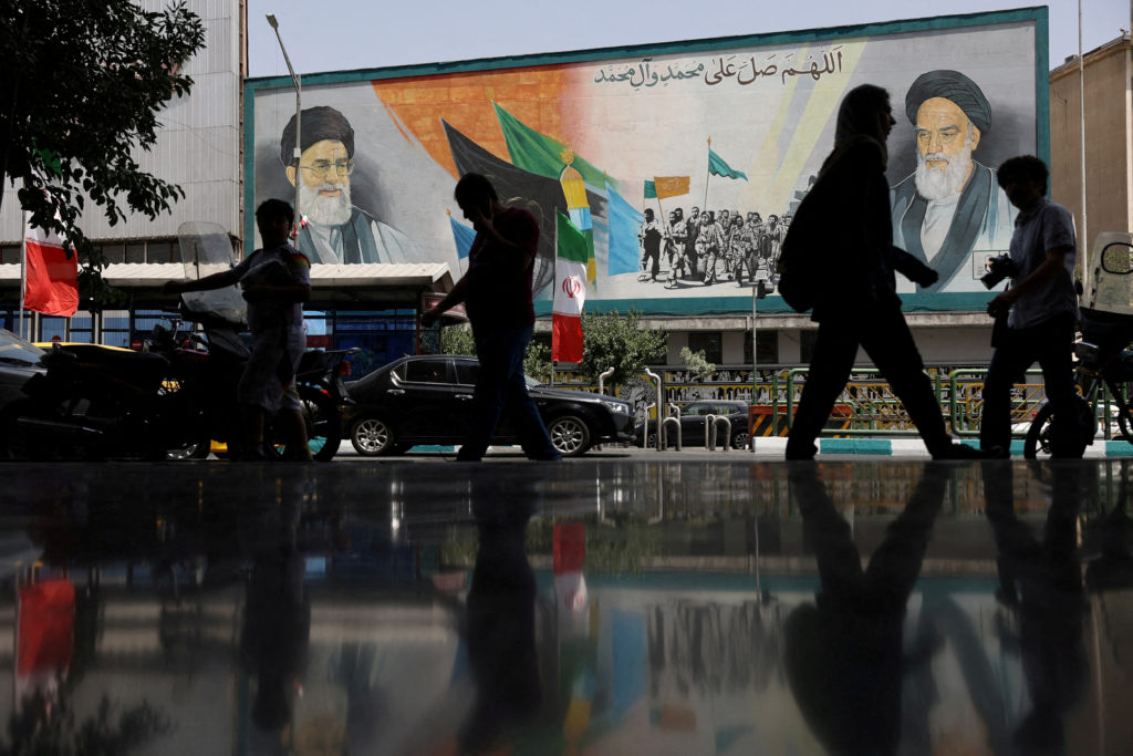 FILE PHOTO: Early hours of ceasefire between Iran and Israel, in Teheran