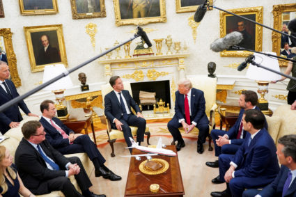 WATCH: Trump threatens tariffs on Russia if they don't end Ukraine war within 50 days