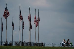Daily Life in Washington D.C. as U.S. President Donald Trump Comteplates Military Action in Iran