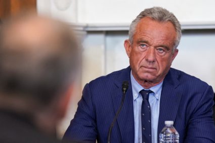 U.S. Health Secretary Kennedy and Agriculture Secretary Rollins meet with U.S. Senator Roger Marshall in Wahsington, D.C.