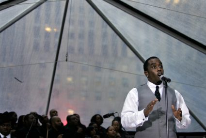 Recording artist Sean "P. Diddy" Combs performs on the Today Show in New York City